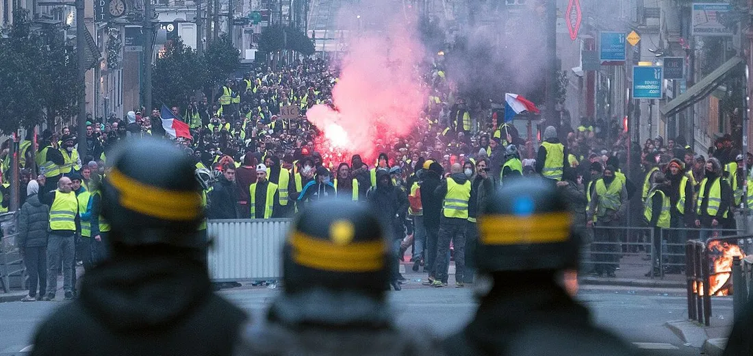 Gilets jaunes à Rouen en 2019
