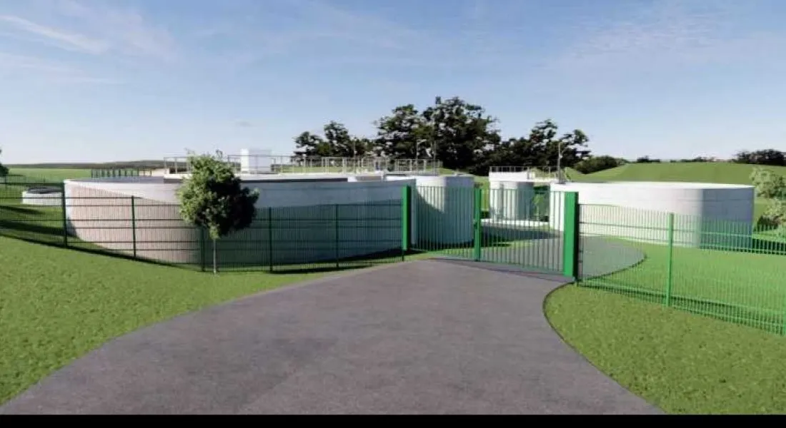 Future station d'épuration à Saint-Fuscien