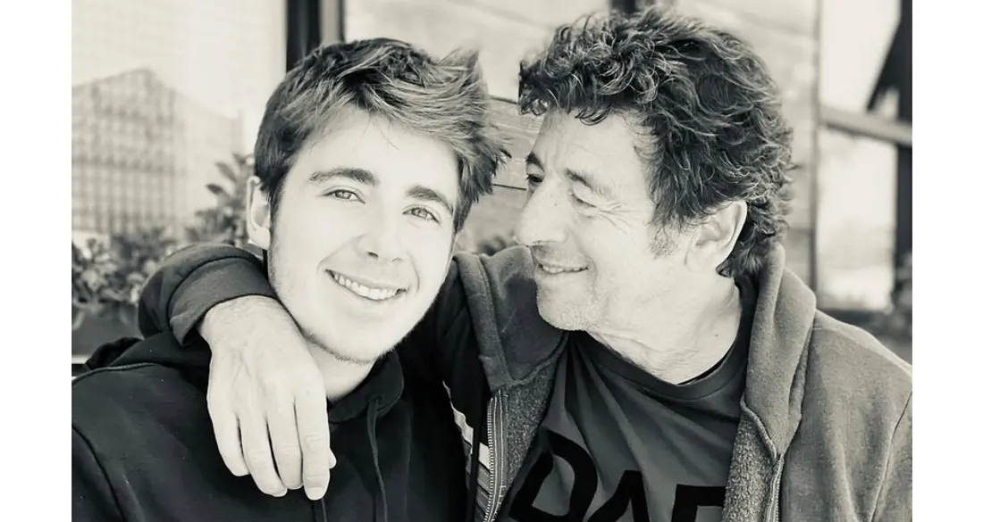 Oscar et son père, Patrick Bruel