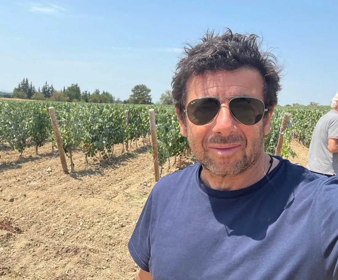 Patrick Bruel dans ses vignes
