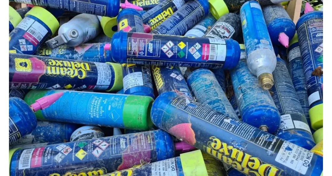 Bonbonnes de protoxyde d'azote