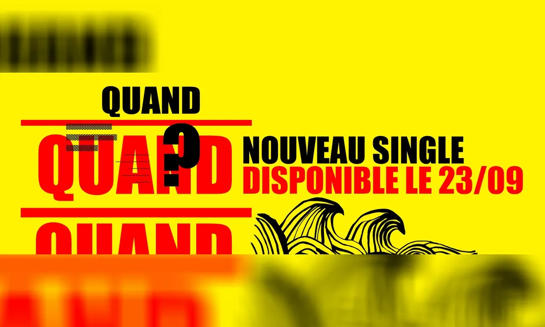 Illustration de "Quand", le prochain single de Trois Cafés Gourmands