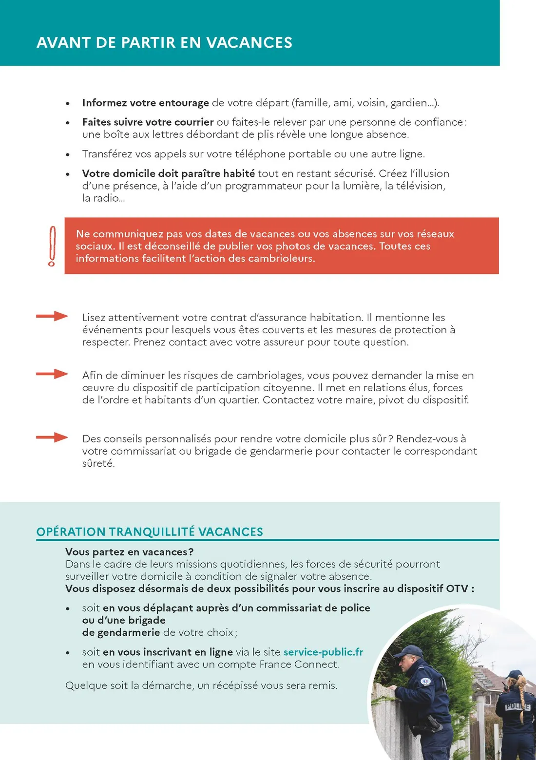 Conseils contre les cambriolages 3