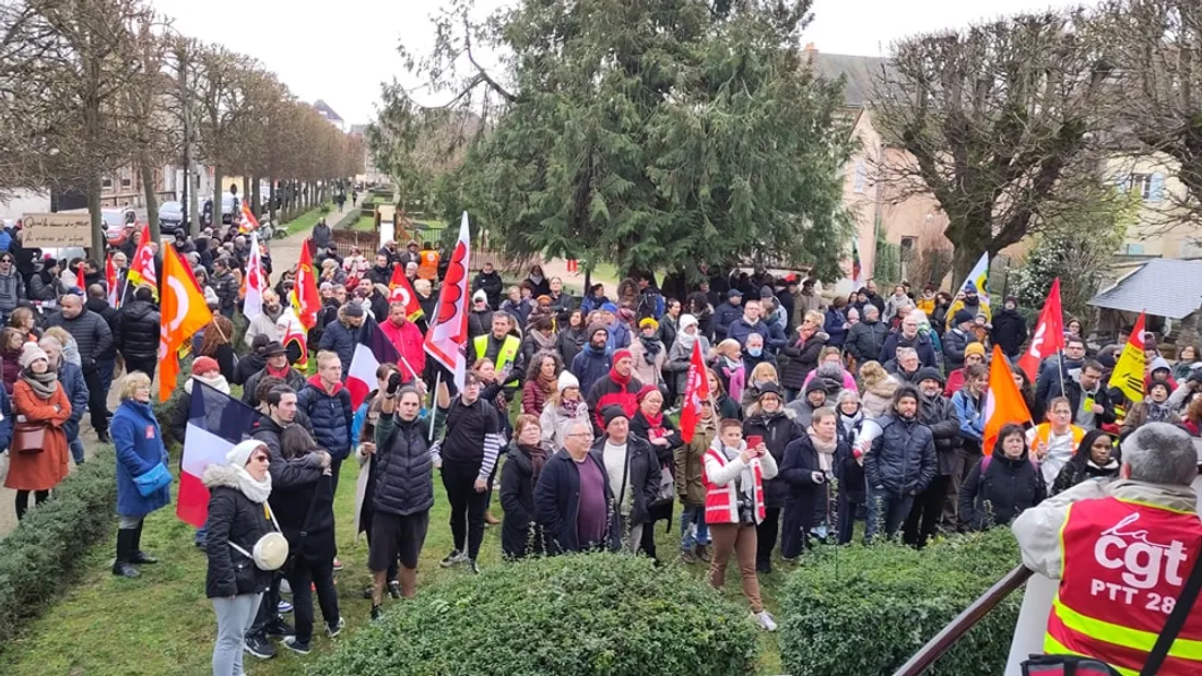Manifestation à Dreux le 31/01/2023