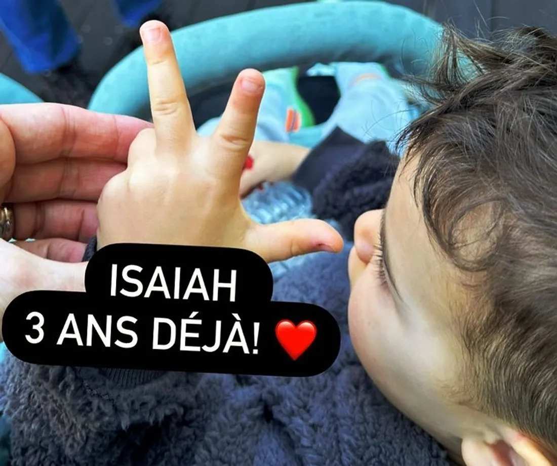 Les 3 ans du fils de Matt Pokora