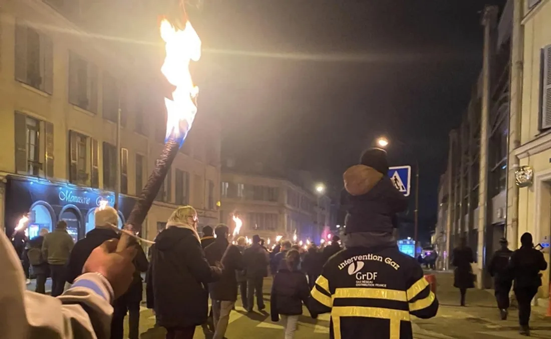 Marche aux flambeaux à Versailles  (03/02/2023)
