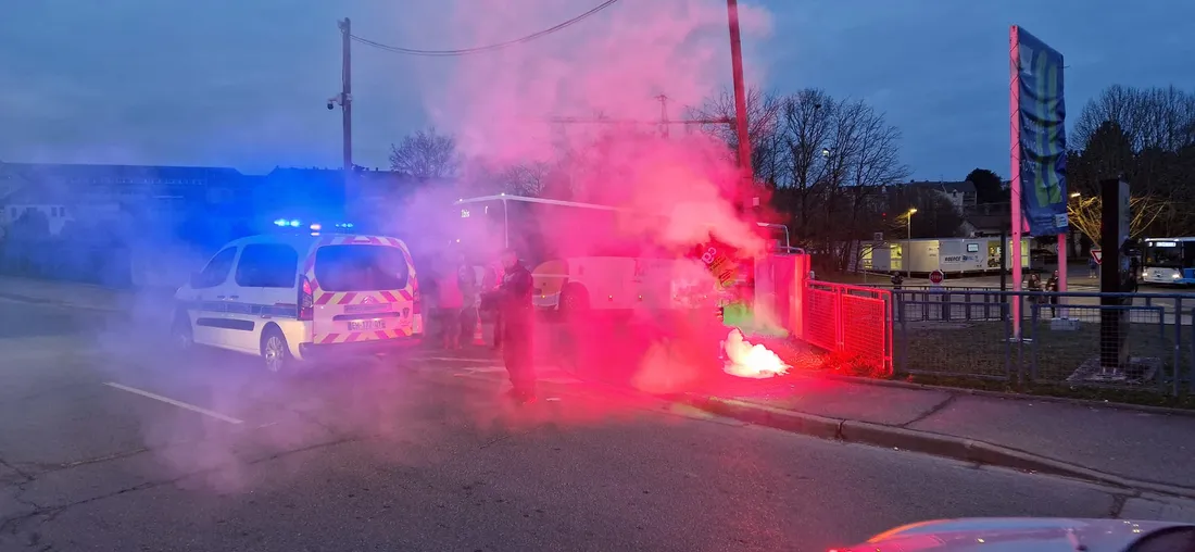 Blocage à Chartres le 07/03/2023