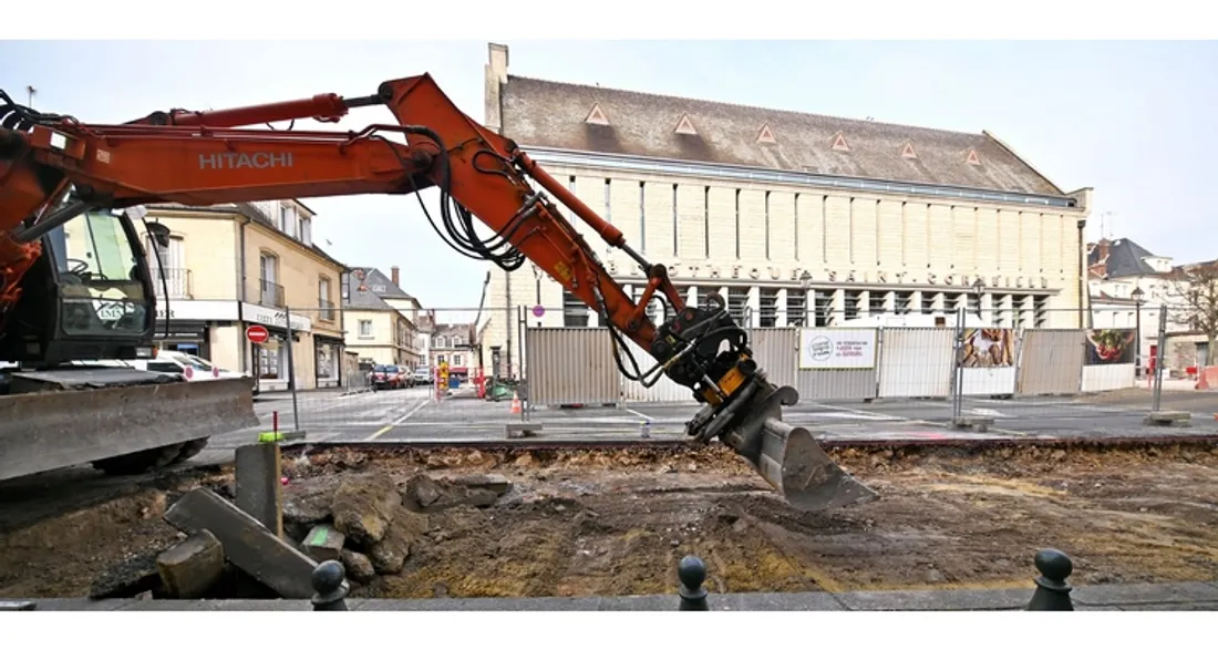 Travaux place du Change