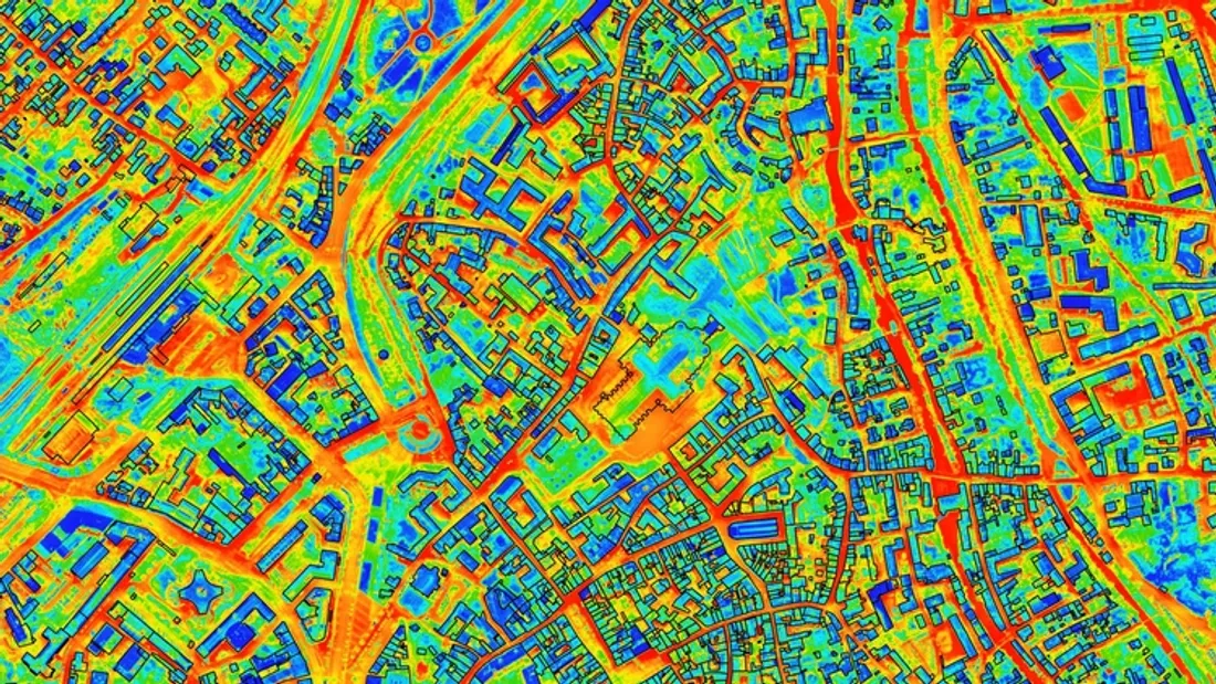 Relevé thermographique