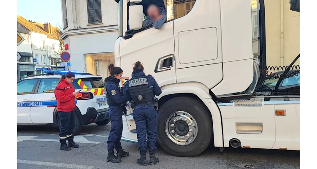 Contrôle de poids-lourd