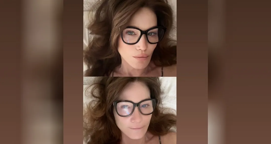 Carla Bruni avec et sans filtre