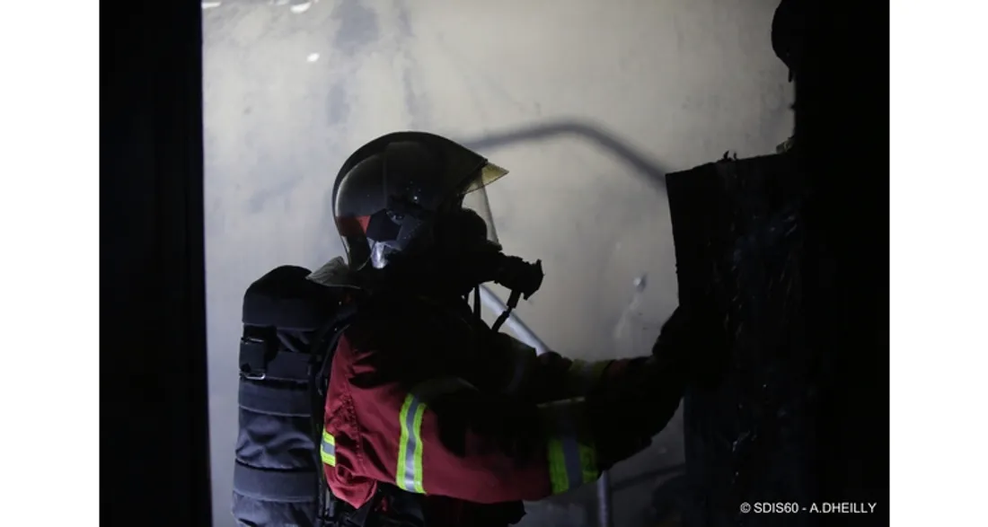 Incendie à Pontoise-lès-Noyon