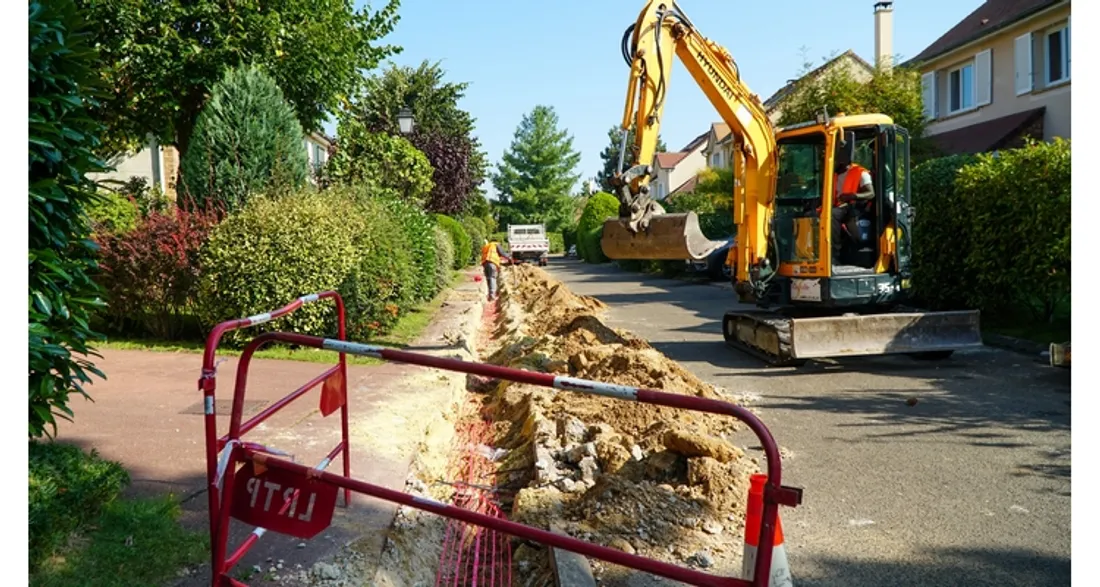 Travaux d'enfouissement