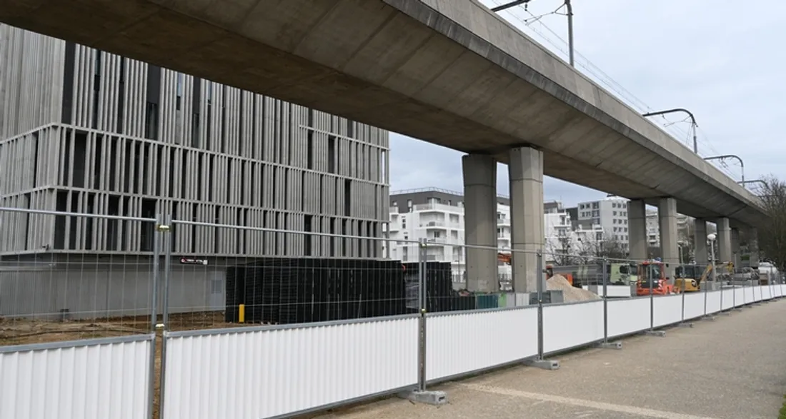 Travaux autour du futur hôtel de police