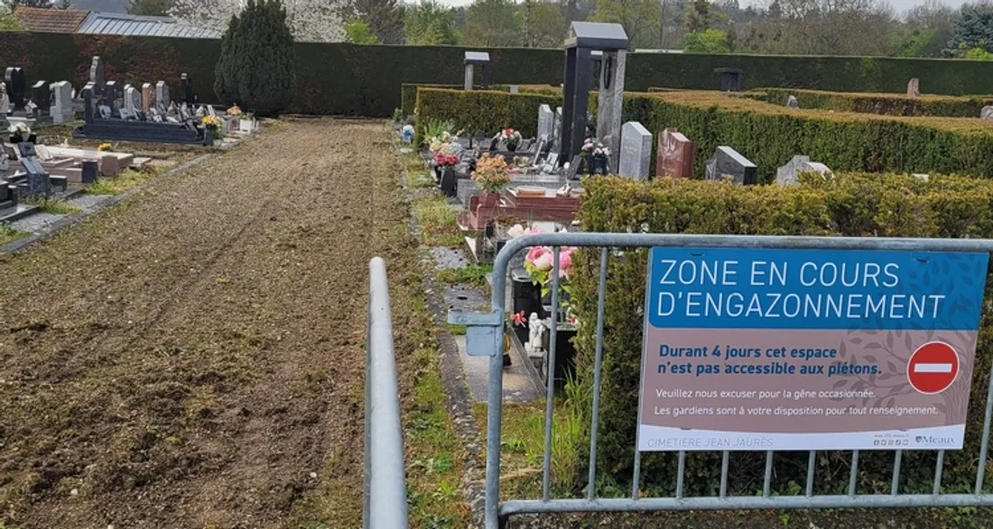 Rénovation des allées du cimetière
