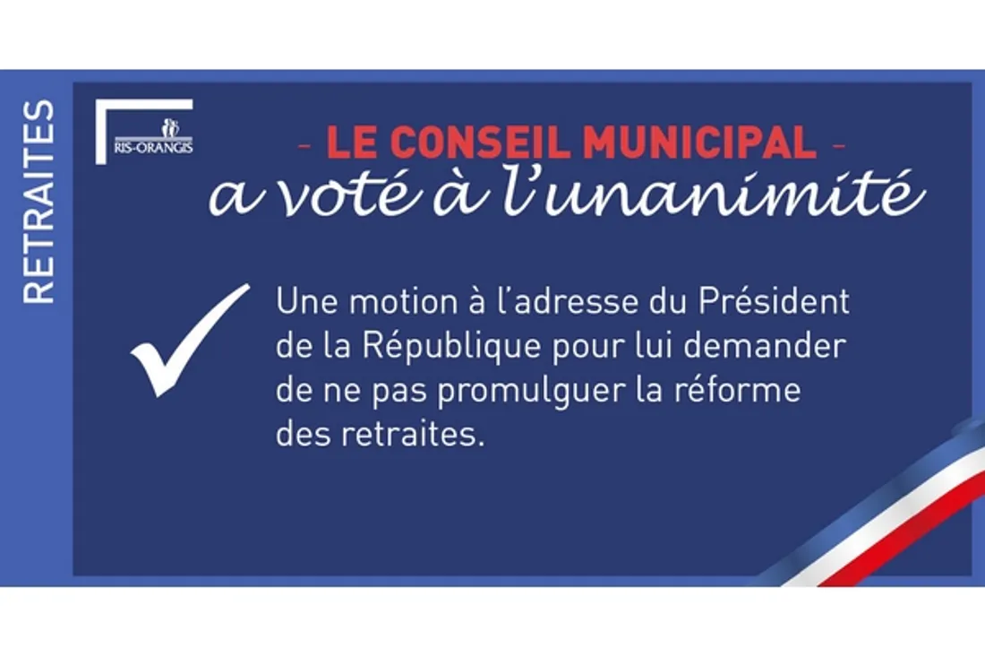 Motion contre la réforme des retraites
