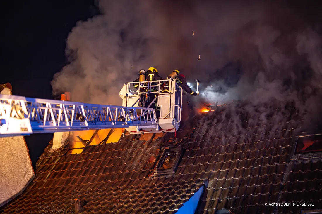 Incendie à Breuillet