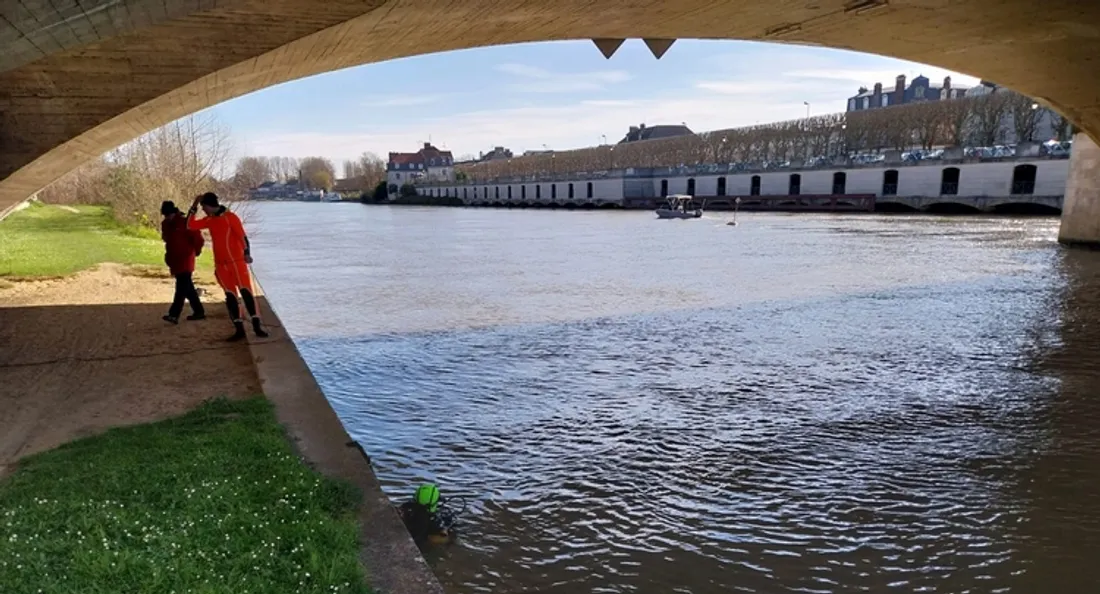 Entraînement de plongeurs