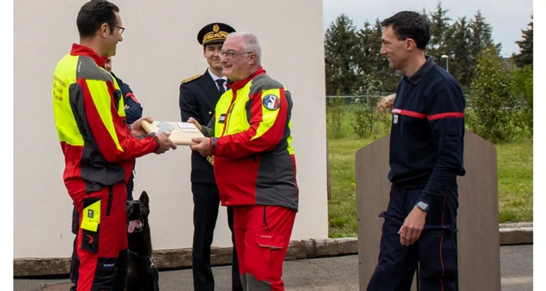 Passation de fonction de la section cynotechnique