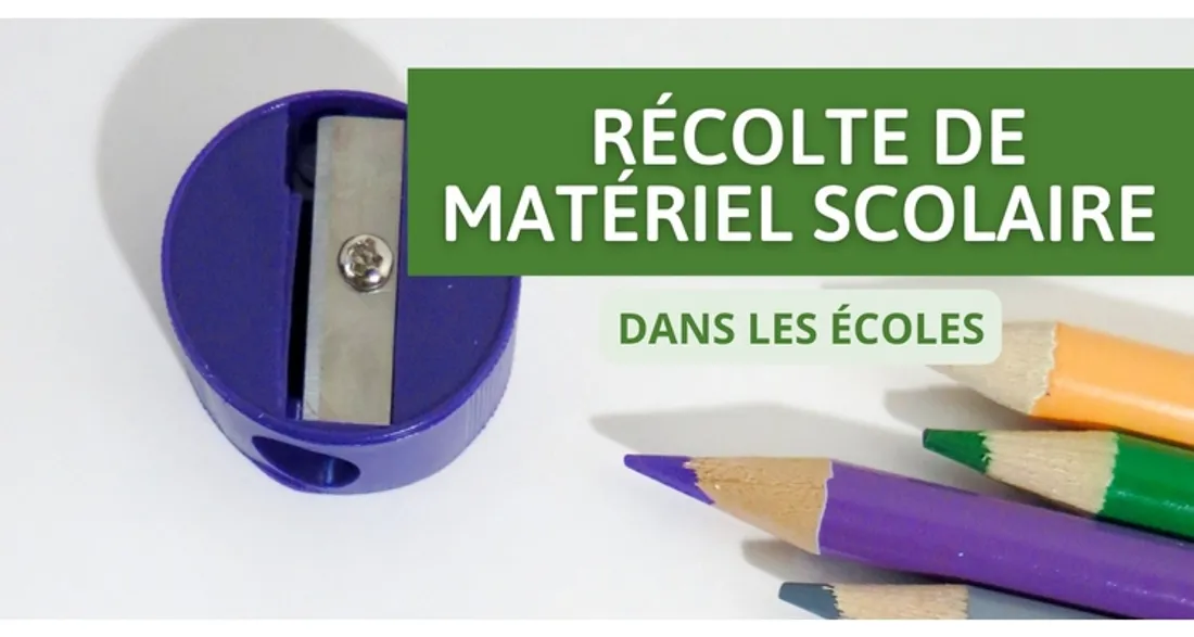 Don de matériel scolaire