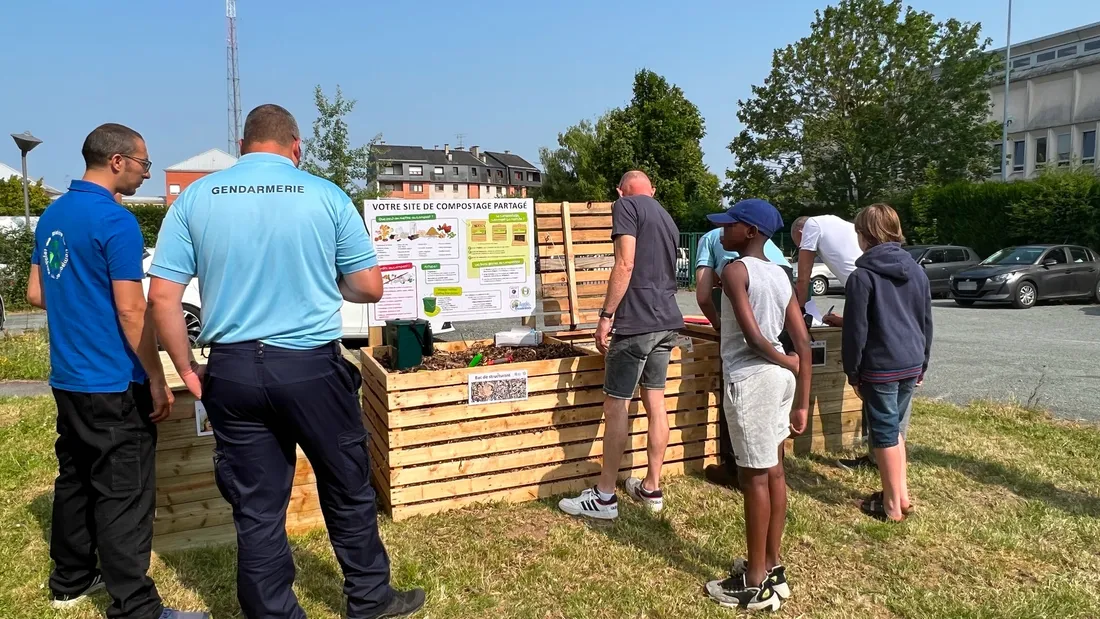 Compostage près de la caserne Watrin