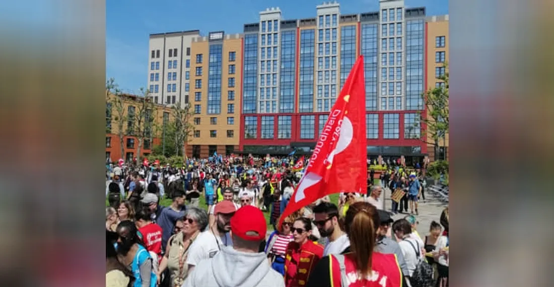 Manifestation d'employés à Disneyland Paris