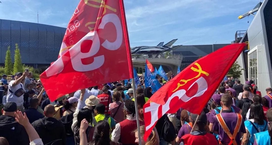 Grève chez Disneyland