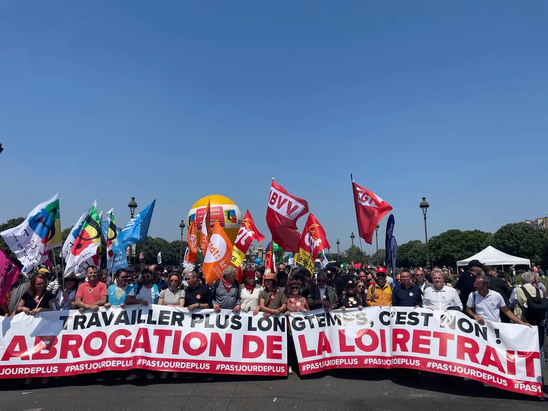 Manifestation parisienne du 6 juin 2023