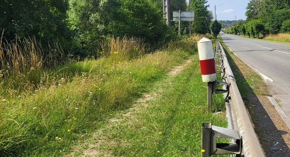 Emplacement de la future voie verte