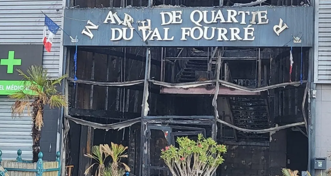 Mairie annexe calcinée