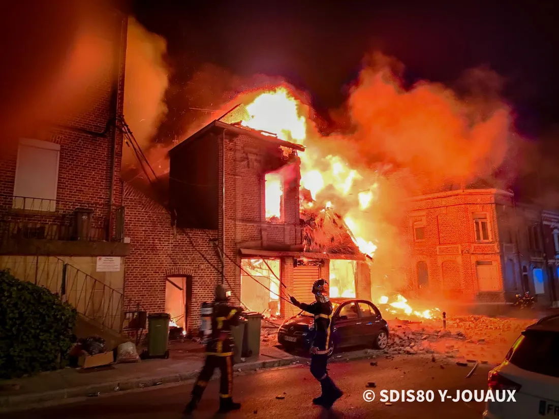 Incendie à Amiens