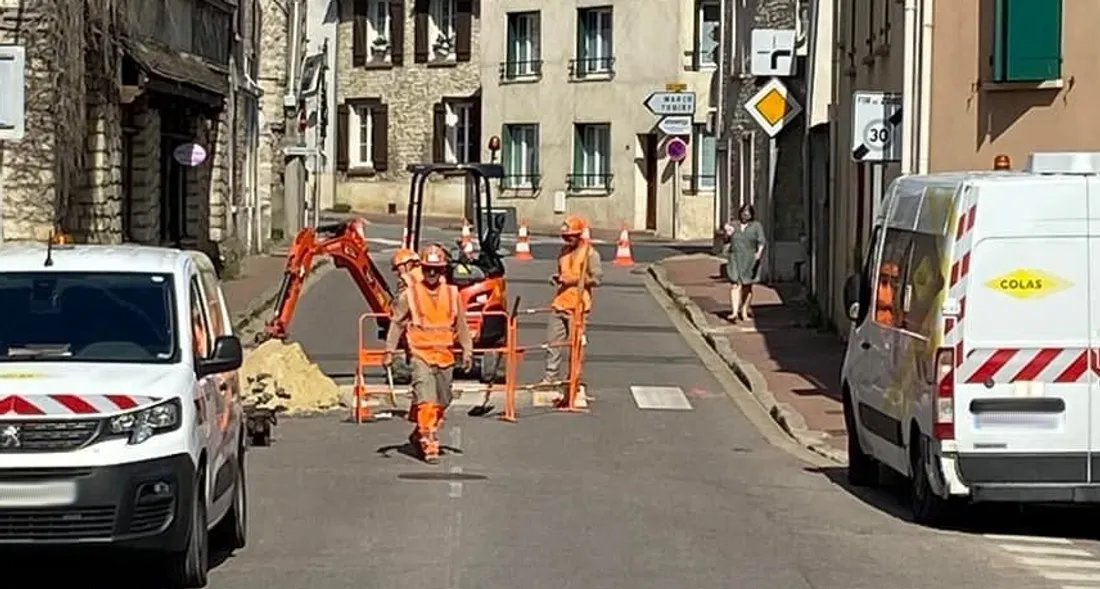 Effondrement de la chaussée