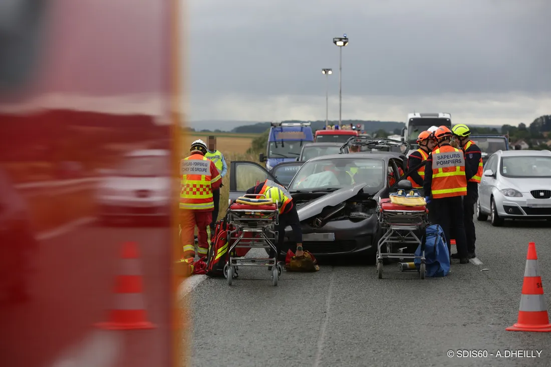 Accident à Therdonne