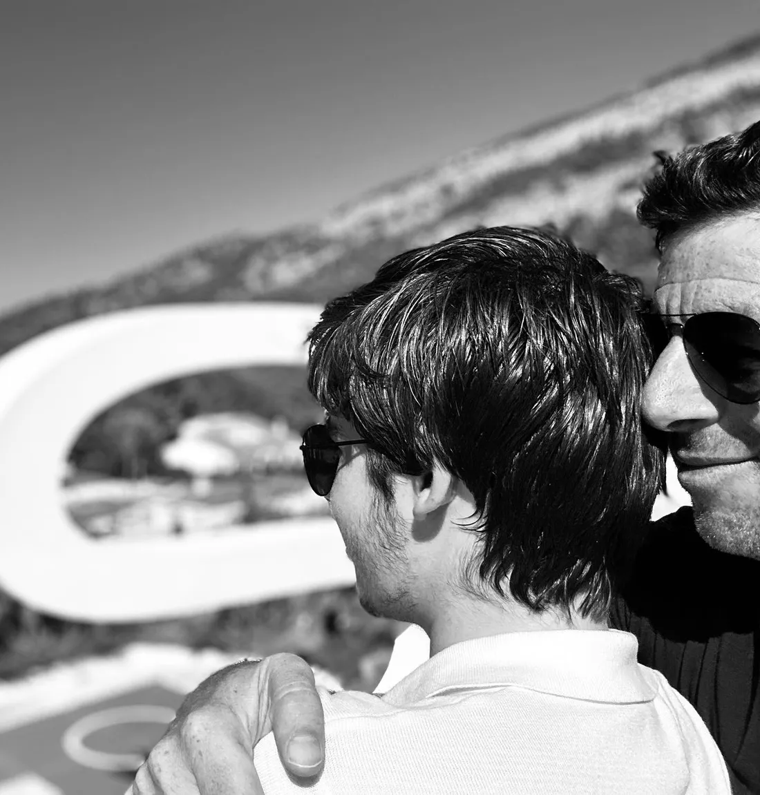 Patrick Bruel et son fils Oscar