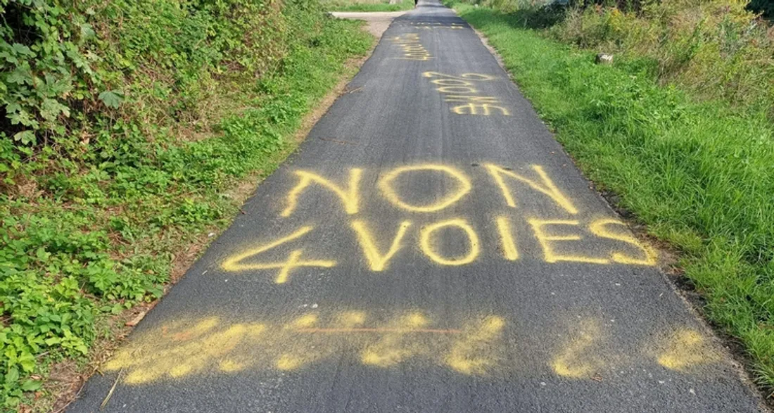 Chemin de halage dégradé