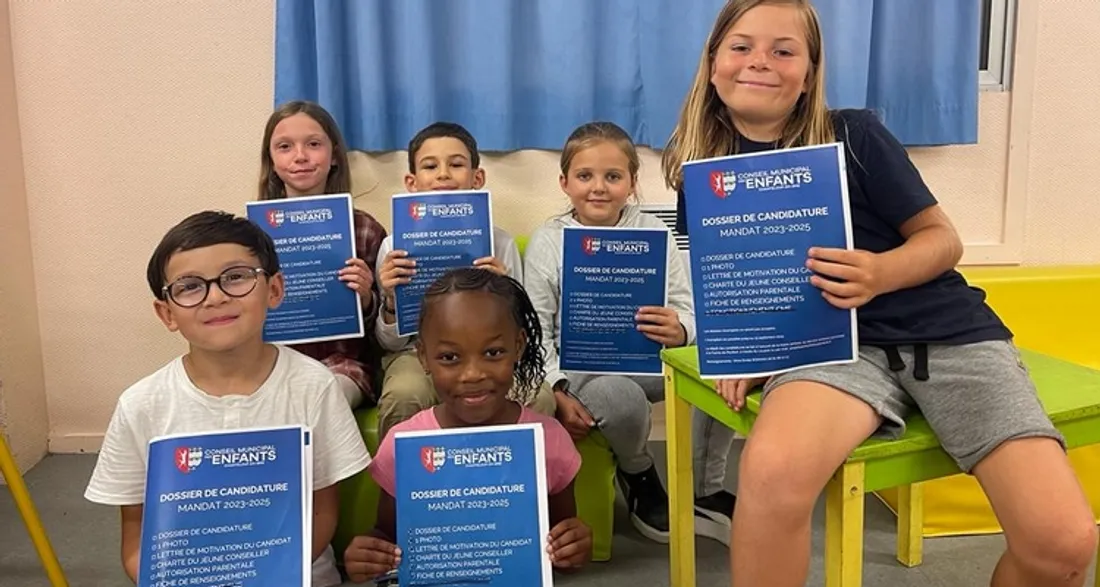 Candidats pour le conseil municipal des enfants