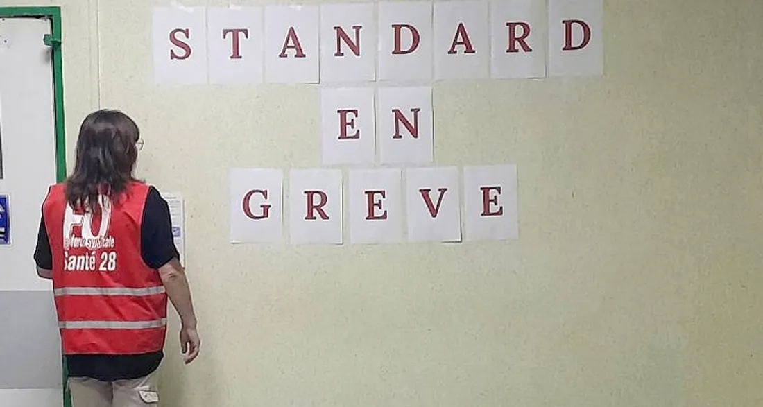 Grève à l'hôpital de Dreux