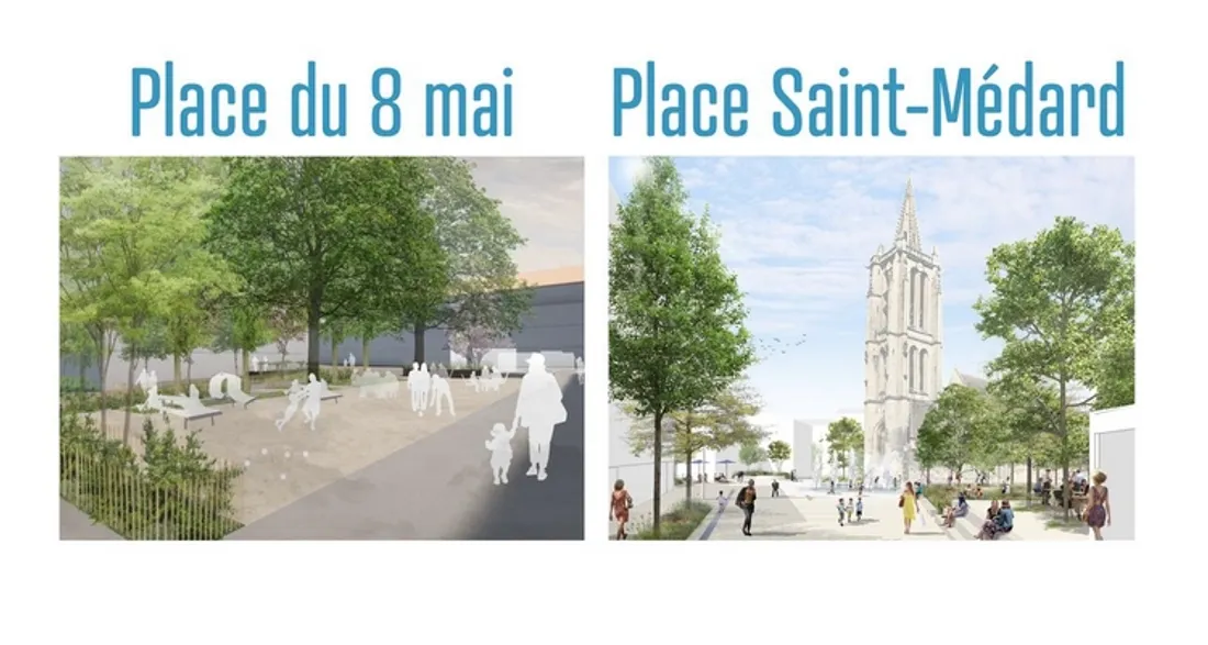 Aménagement de deux places