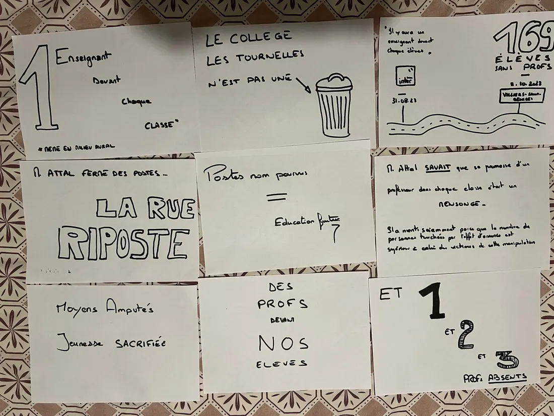 Messages de revendications