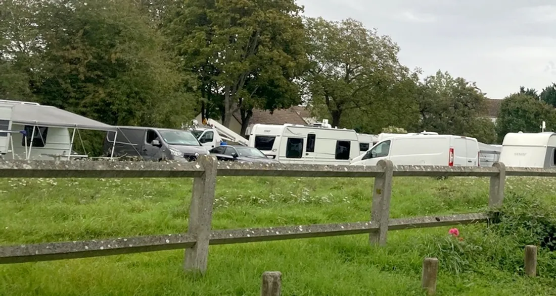 Installation de caravanes