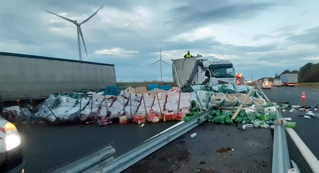 Accident sur l'autoroute A1