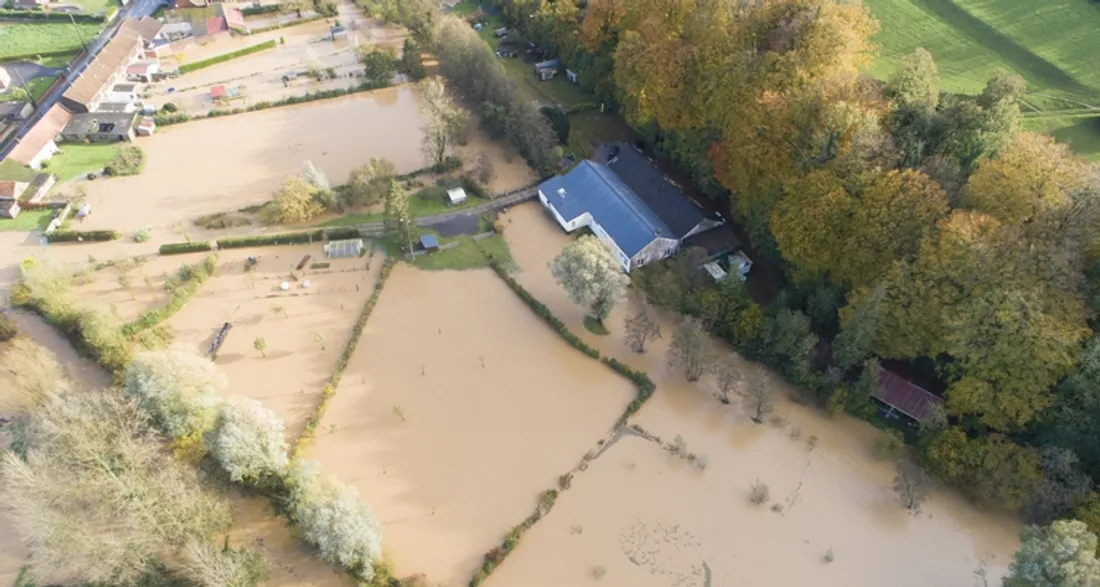 Inondation au Pas-de-Calais en novembre 2023