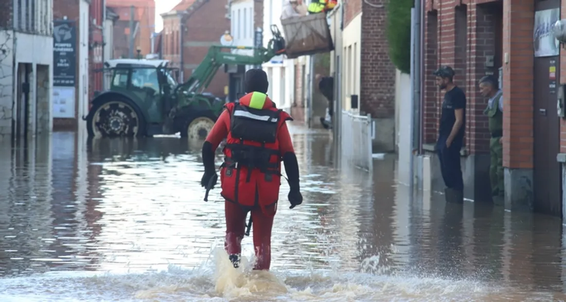 Inondation au Pas-de-Calais en novembre 2023