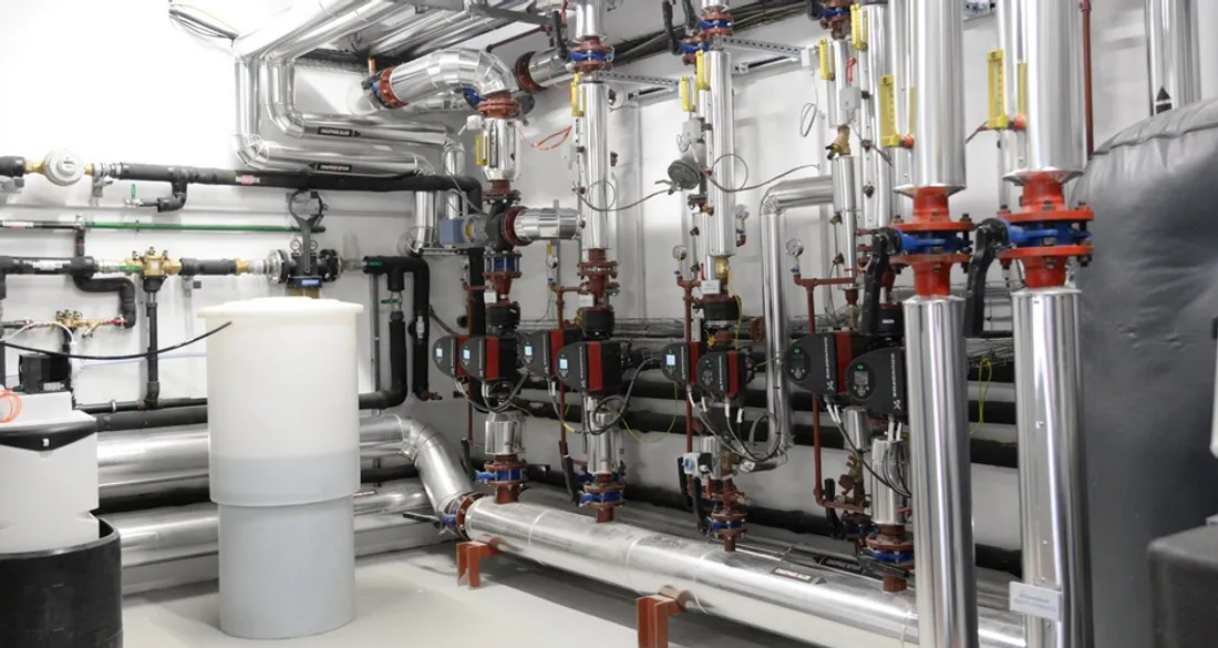 Équipement de la piscine de Marly-le-Roi