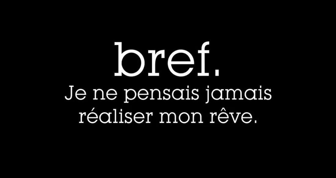 "Bref", version artisanat