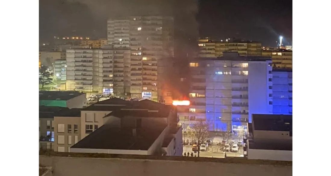 Incendie dans le quartier Beauval à Meaux