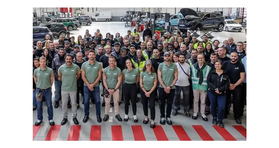 Sébastien Loeb à Renault Flins