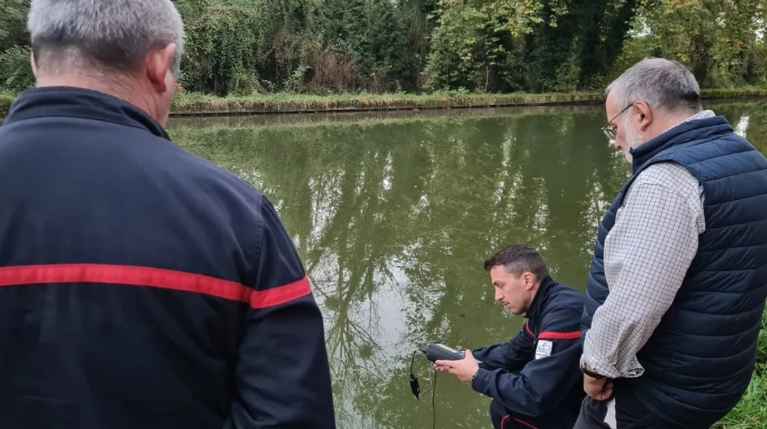 Pollution du canal du Loing en 2024