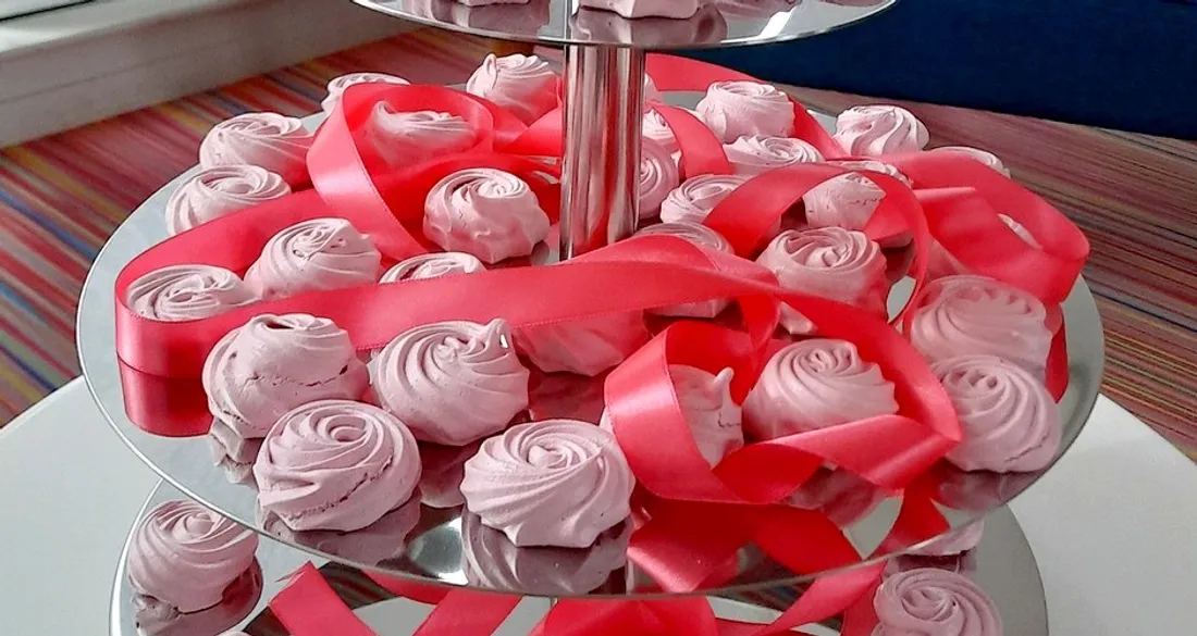 Meringues roses