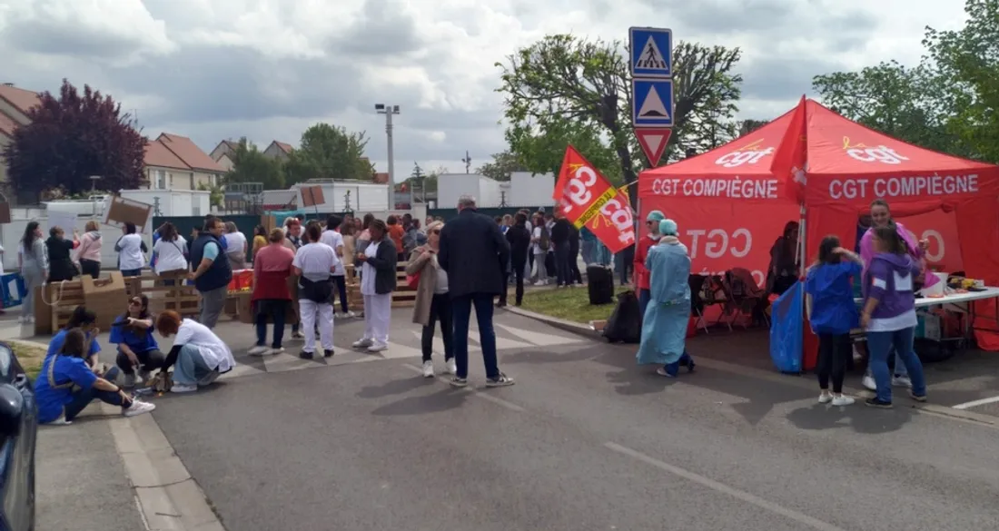 Grève à la polyclinique Saint-Côme